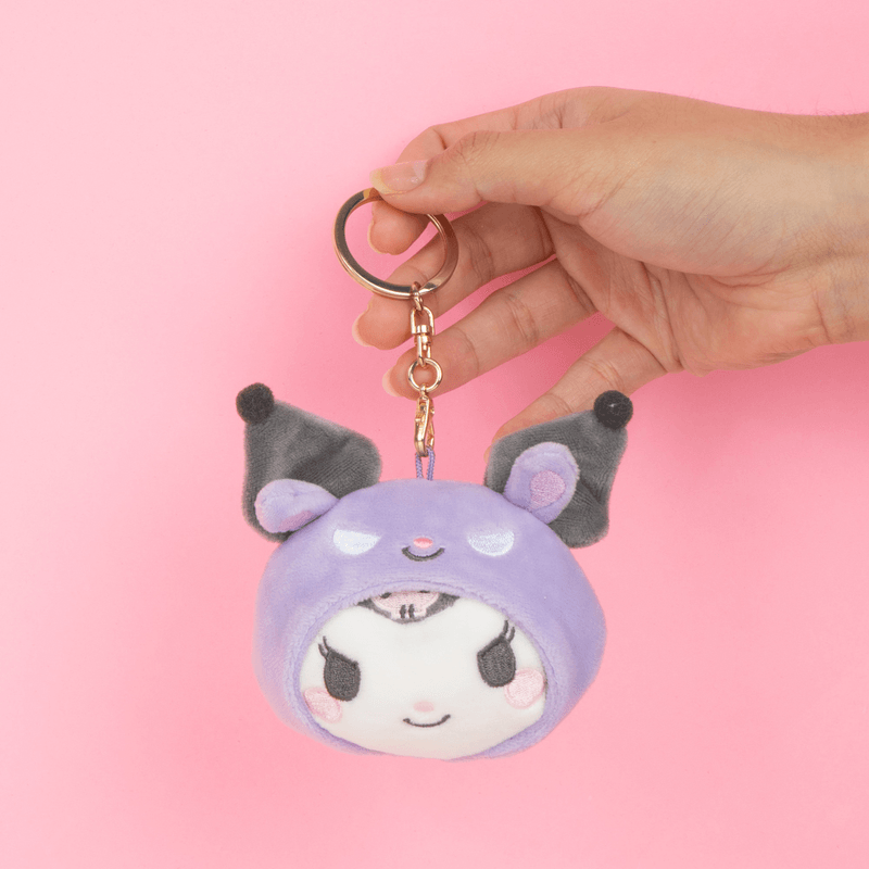 Llavero-de-peluche-con-gorro-de-rat-n-kuromi-7cm-sanrio-Sanrio-2-19402