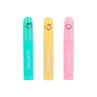 Plumón set 3 piezas 8.4cm smiley world -  Smiley World