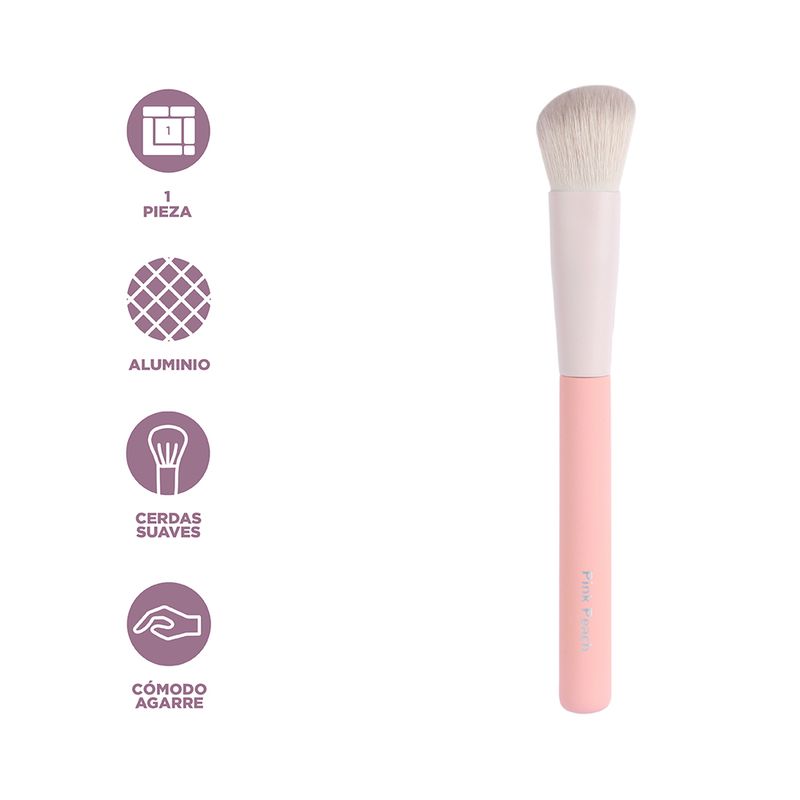 Peach-pink-series-brocha-de-contorno-inclinada-Miniso-4-15582