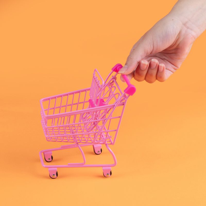 Organizadores-de-acero-carrito-de-compras-rosa-Miniso-2-17341
