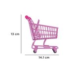 Organizadores-de-acero-carrito-de-compras-rosa-Miniso-7-17341