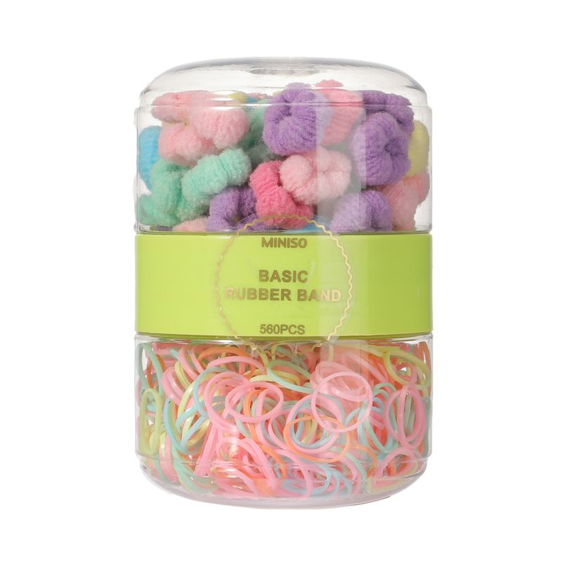 Paquete-de-ligas-para-el-cabello-en-estuche-pl-stico-doble-560-pzas-Miniso-1-17086