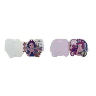 Libretas y cuadernos con alambre 64 hojas 2 modelos surtidos pdq serie disney manga princess -  Princesas Manga
