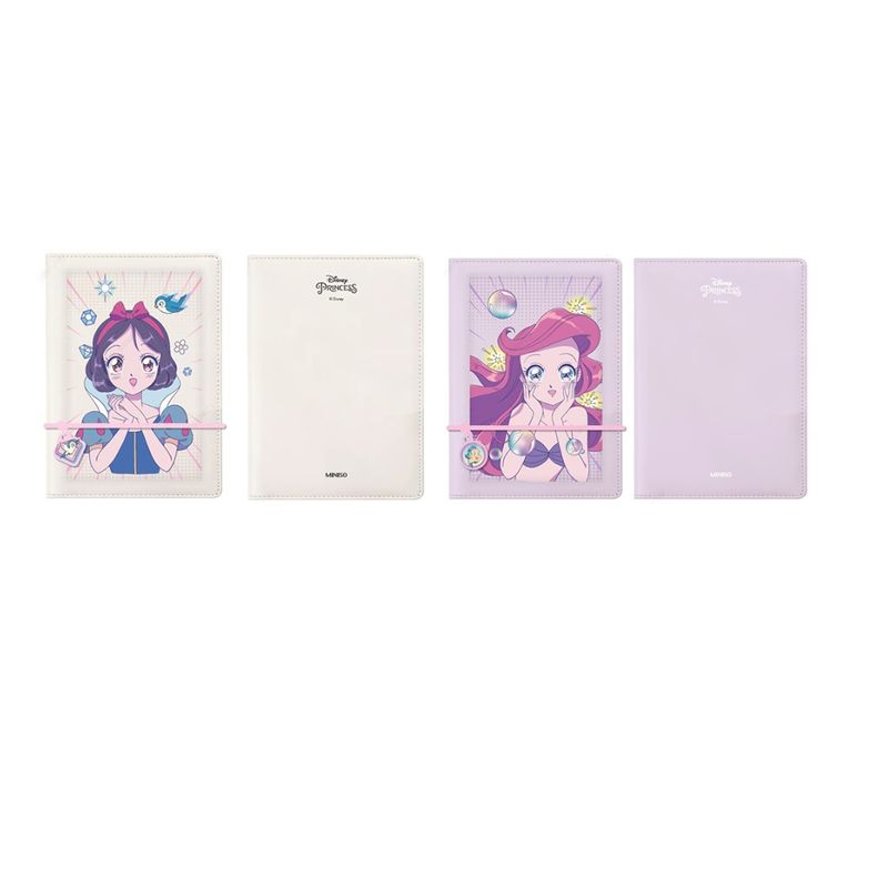 Libretas-y-cuadernos-tapa-dura-a6-banda-elastica-80-hojas-2-model-mix-serie-disney-manga-princess-Princesas-Manga-1-19838