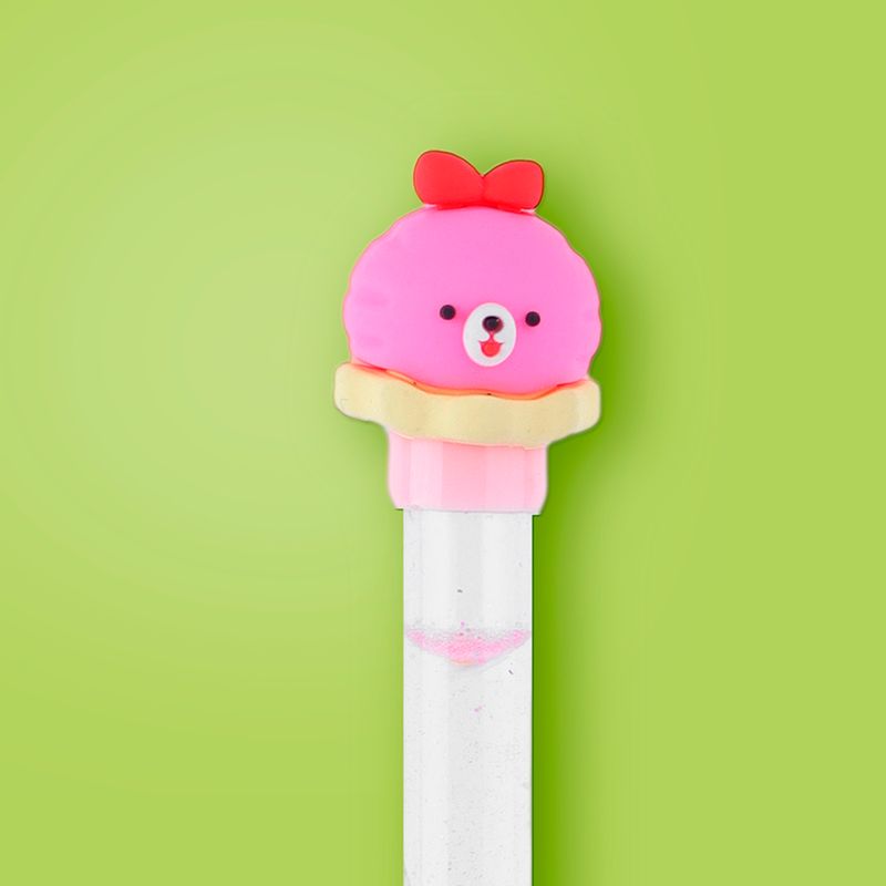 Lapicero-de-gel-con-purpurina-de-la-serie-sweet-bunny-0-5-mm-rosa-mini-family-Miniso-2-11756