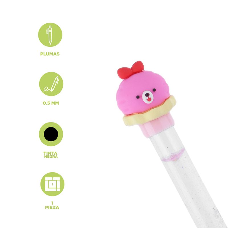 Lapicero-de-gel-con-purpurina-de-la-serie-sweet-bunny-0-5-mm-rosa-mini-family-Miniso-3-11756