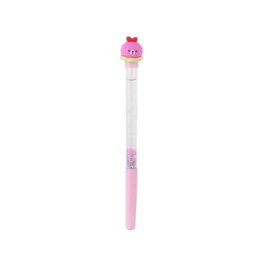 Lapicero de gel con purpurina de la serie sweet bunny 0.5 mm rosa mini family - Miniso