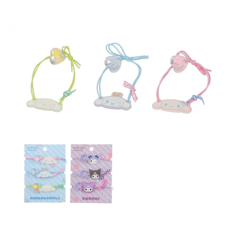 Set-de-ligas-para-el-cabello-personajes-sanrio-con-figura-de-acr-lico-3-pzas-Sanrio-1-15808