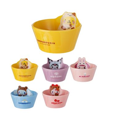 Tazones de cerámica con personajes de sanrio 400 ml colores mixtos -  Sanrio