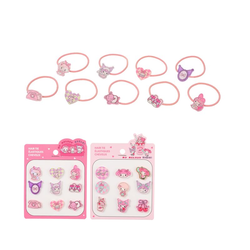 Set-de-ligas-para-el-cabello-personajes-sanrio-mini-con-figura-de-acr-lico-9-pzas-Sanrio-1-15921
