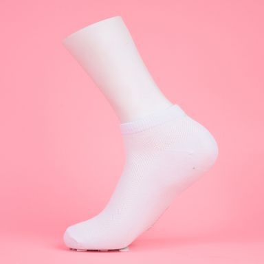Medias para mujer miniso de malla transpirables blanco 3 pares -  Miniso