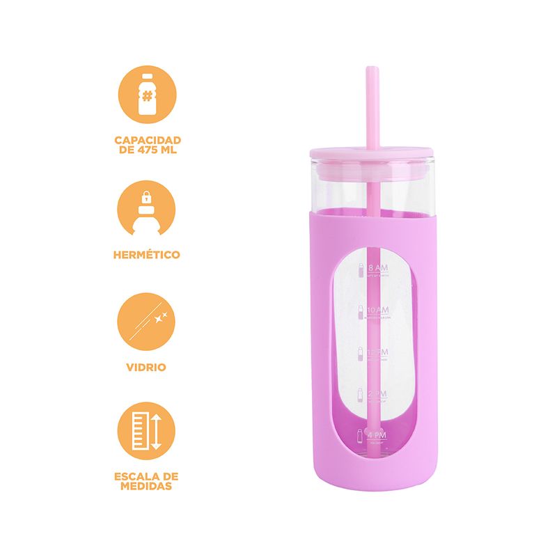 Tomatodo-de-vidrio-y-funda-de-silicona-color-solido-475-ml-lila-Miniso-4-19217