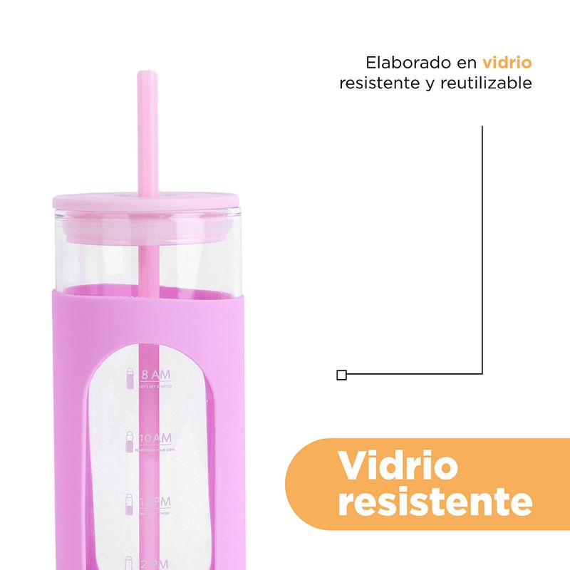 Tomatodo-de-vidrio-y-funda-de-silicona-color-solido-475-ml-lila-Miniso-7-19217