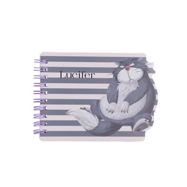Libretas y cuadernos encuadernado con alambre pdq serie lucifer cat -  Disney Cat Collection
