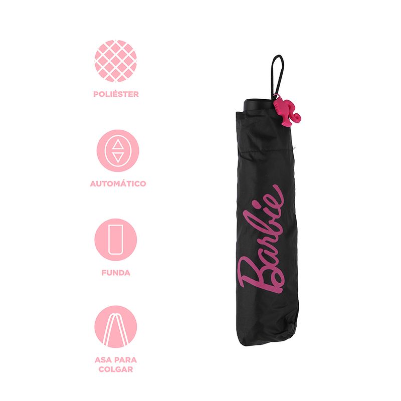 Paraguas-y-sombrillas-barbie-collection-rosa-con-negro-Barbie-3-17319