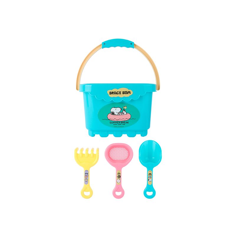 Set-de-cubo-de-playa-summer-travel-collection-4-piezas-20cm-serie-snoopy-Snoopy-1-17962