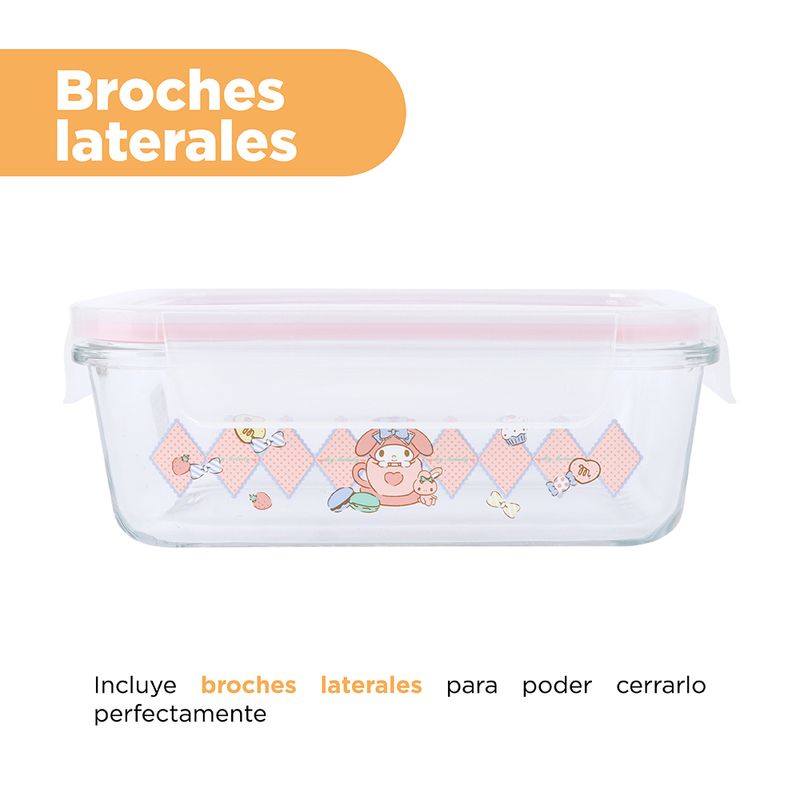 Taper-con-4-solapas-my-melody-rosa-840-ml-Sanrio-5-9184