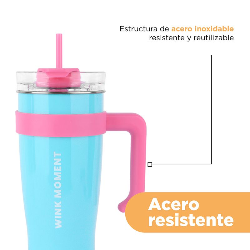 Tomatodo-de-acero-de-color-s-lido-con-sorbete-1600-ml-menta-y-rosa-Miniso-7-19593