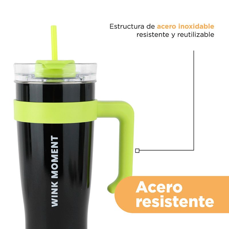 Tomatodo-de-acero-de-color-s-lido-con-sorbete-1600-ml-negro-y-verde-Miniso-7-19594