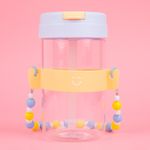Vaso-de-pl-stico-con-tapa-abatible-y-correa-con-cuentas-500-ml-azul-Miniso-8-19861
