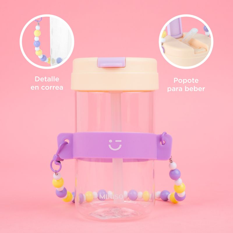 Vaso-de-pl-stico-con-tapa-abatible-y-correa-con-cuentas-500-ml-amarillo-Miniso-6-20200