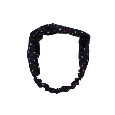 Diadema de tela miniso serie colorful dots negro -  Miniso