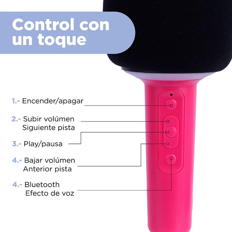 Micr-fono-karaoke-con-parlante-inal-mbrico-modelo-au071-rosa-Miniso-4-19981