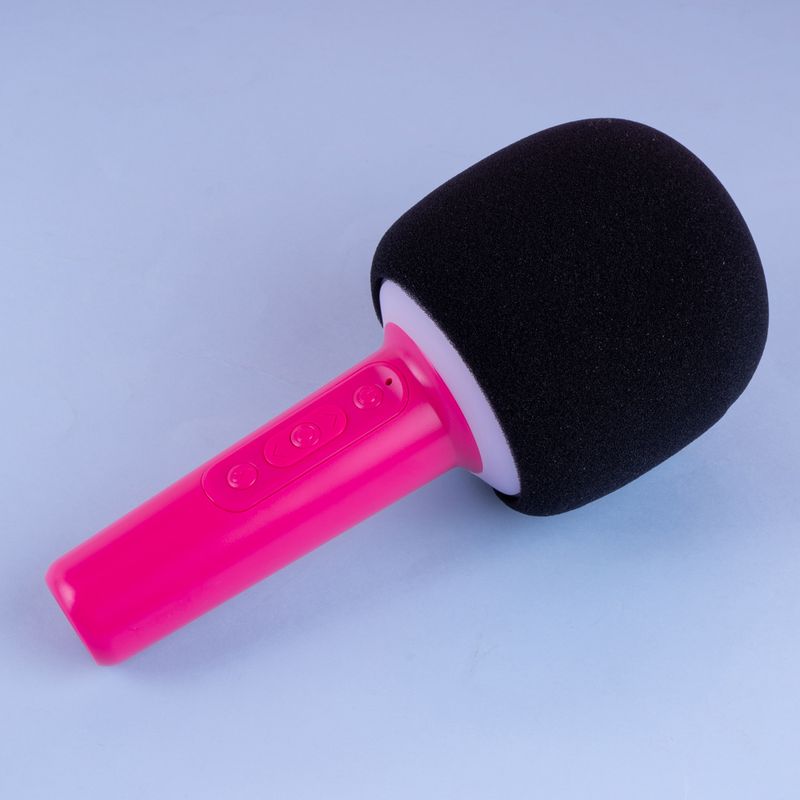 Micr-fono-karaoke-con-parlante-inal-mbrico-modelo-au071-rosa-Miniso-7-19981