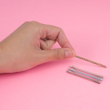 Set de pasadores para cabello miniso rosa 20 pzas -  Miniso