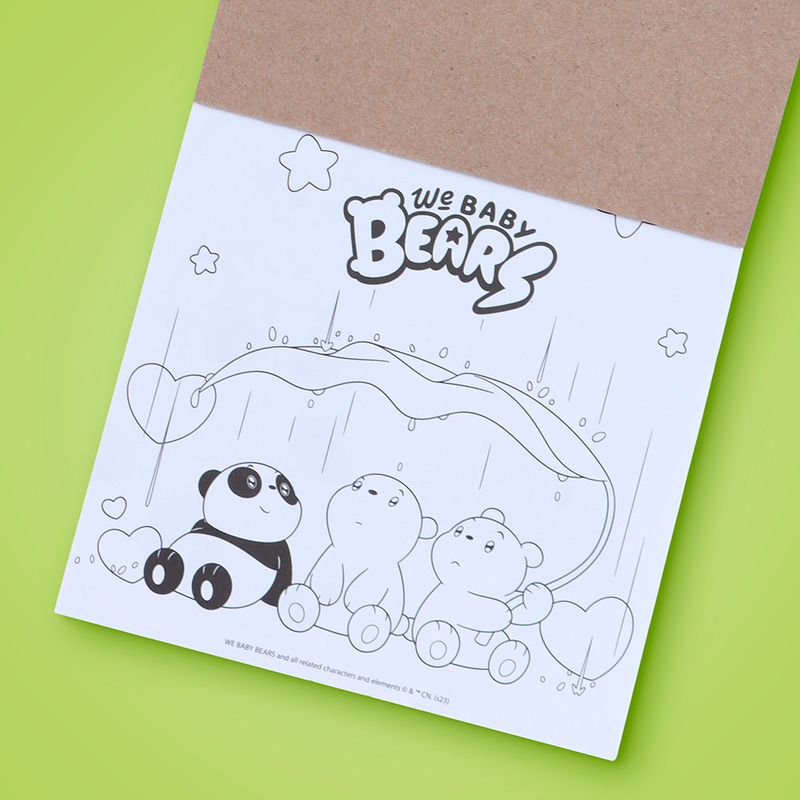 Libretas-y-cuadernos-set-de-libro-de-colorear-6-colores-libro-de-40-hojas-14-5cm-serie-wbb-baby-We-Bare-Bears-2-20049