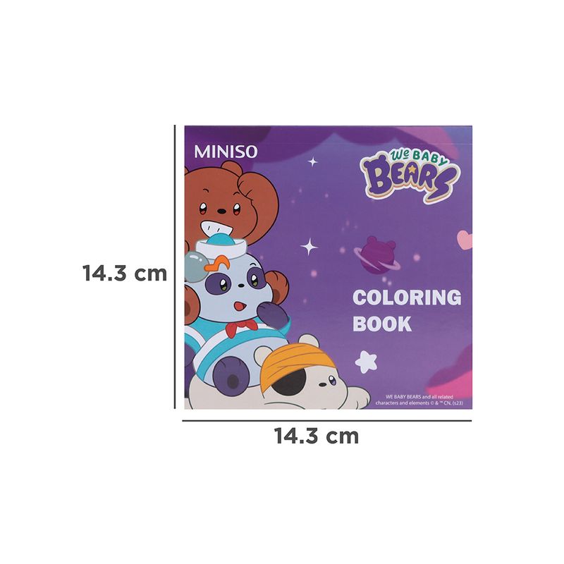 Libretas-y-cuadernos-set-de-libro-de-colorear-6-colores-libro-de-40-hojas-14-5cm-serie-wbb-baby-We-Bare-Bears-4-20049