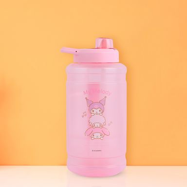 Tomatodo de plástico sanrio party series con tapa abatible automática 1900 ml my melody rosa -  Sanrio