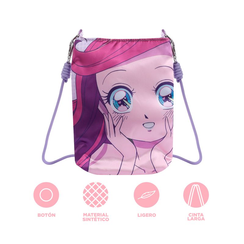 Bolso-porta-celular-satinado-disney-princesas-serie-manga-comics-ariel-Princesas-Manga-4-20212