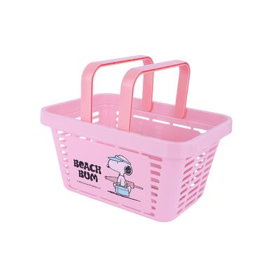 Organizador de plástico snoopy summer travel collection rosa -  Snoopy