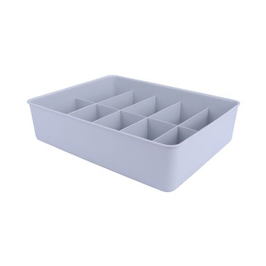 Organizador de plástico de ropa interior de 10 celdas gris -  Miniso