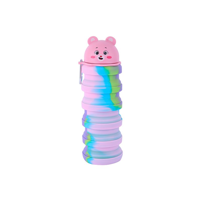 Botella-plegable-de-silicona-care-bears-collection-450-ml-rosa-Care-Bears-1-20123
