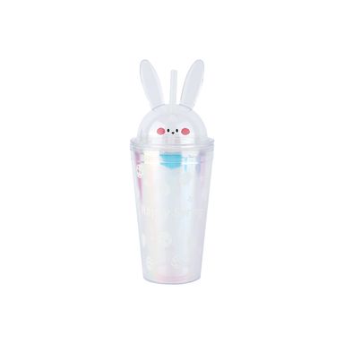 Vaso de plástico 450ml conejo 9.5cm serie easter 2023 -  Miniso