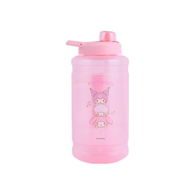 Tomatodo de plástico sanrio party series con tapa abatible automática 1900 ml my melody rosa -  Sanrio