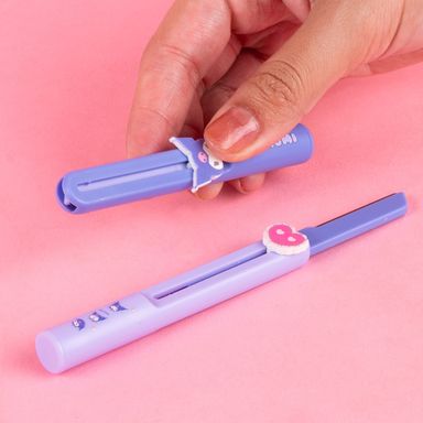 Maquinilla de afeitar para cejas retráctil portátil con personajes de sanrio paquete de 2 unidades -  Sanrio