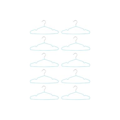 Paquete de ganchos antideslizantes verde 10 pzs -  Miniso