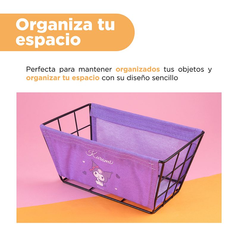 Organizador-de-acero-de-almacenamiento-kuromi-morado-sanrio-Sanrio-5-20327