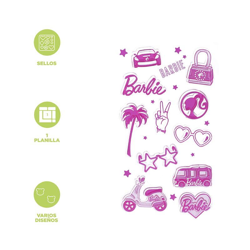 Stickers-trasparentes-2-modelos-surtidos-17cm-x-9-5cm-serie-barbie-Barbie-3-20065