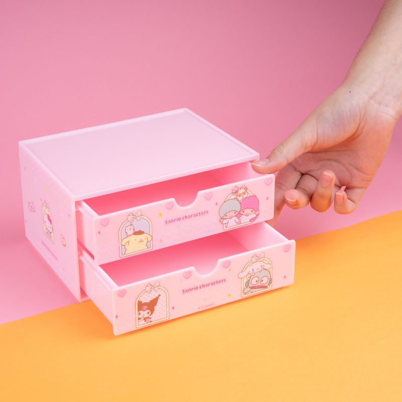 Organizador-de-pl-stico-de-2-cajones-de-la-colecci-n-storage-de-personajes-de-sanrio-rosa-Sanrio-2-20333