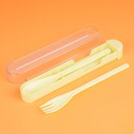 Juego-de-cubiertos-extra-bles-coloridos-amarillo-Miniso-4-20358