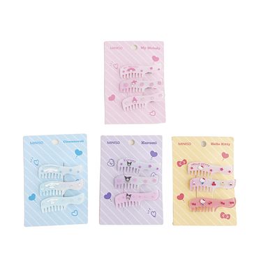 Set de broches para cabello personajes sanrio mini peines 3 pzas -  Sanrio