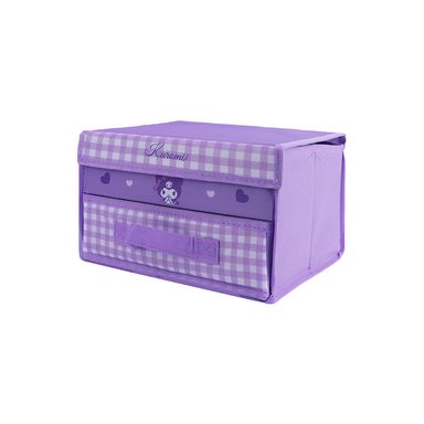 Organizador de tela con cajones kuromi sanrio color lila -  Sanrio