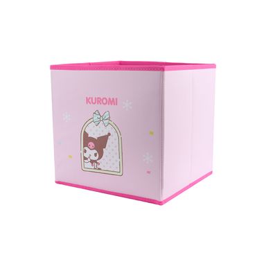 Caja de almacenamiento de tela de kuromi rosa -  Sanrio