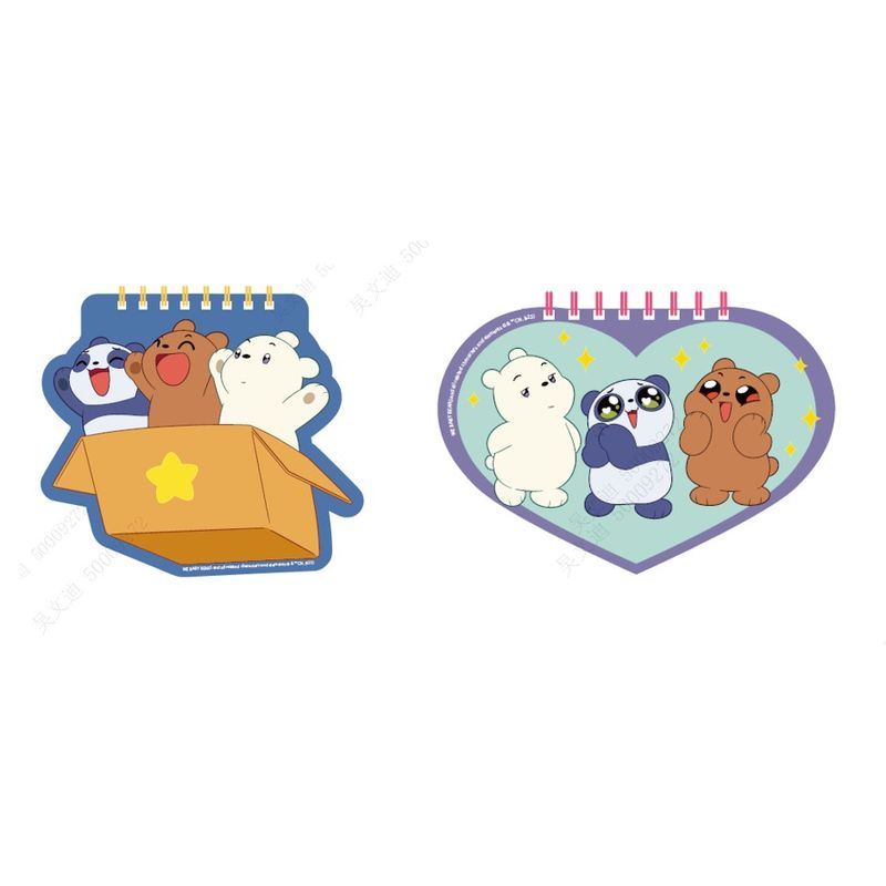 Libretas-y-cuadernos-de-alambre-80-hojas-2-modelos-surtidos-12cm-serie-wbb-baby-We-Bare-Bears-1-20051