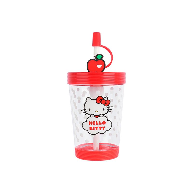 Vaso-de-pl-stico-de-viaje-colecci-n-apple-hello-kitty-535ml-rojo-sanrio-Sanrio-1-18422