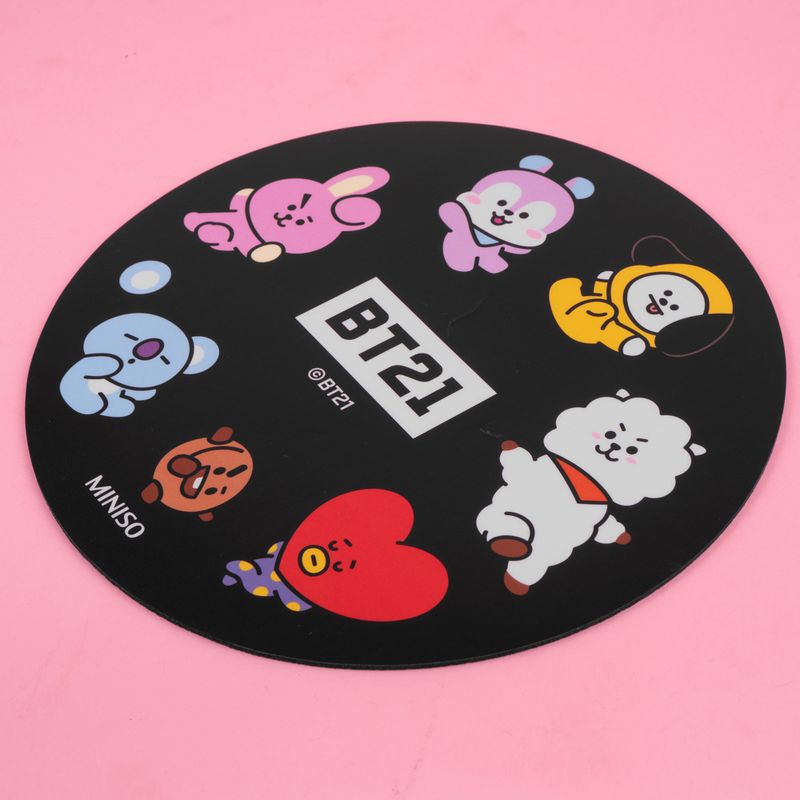 Mouse-pad-colecci-n-BT21-circulo-negro-BT21-2-20590